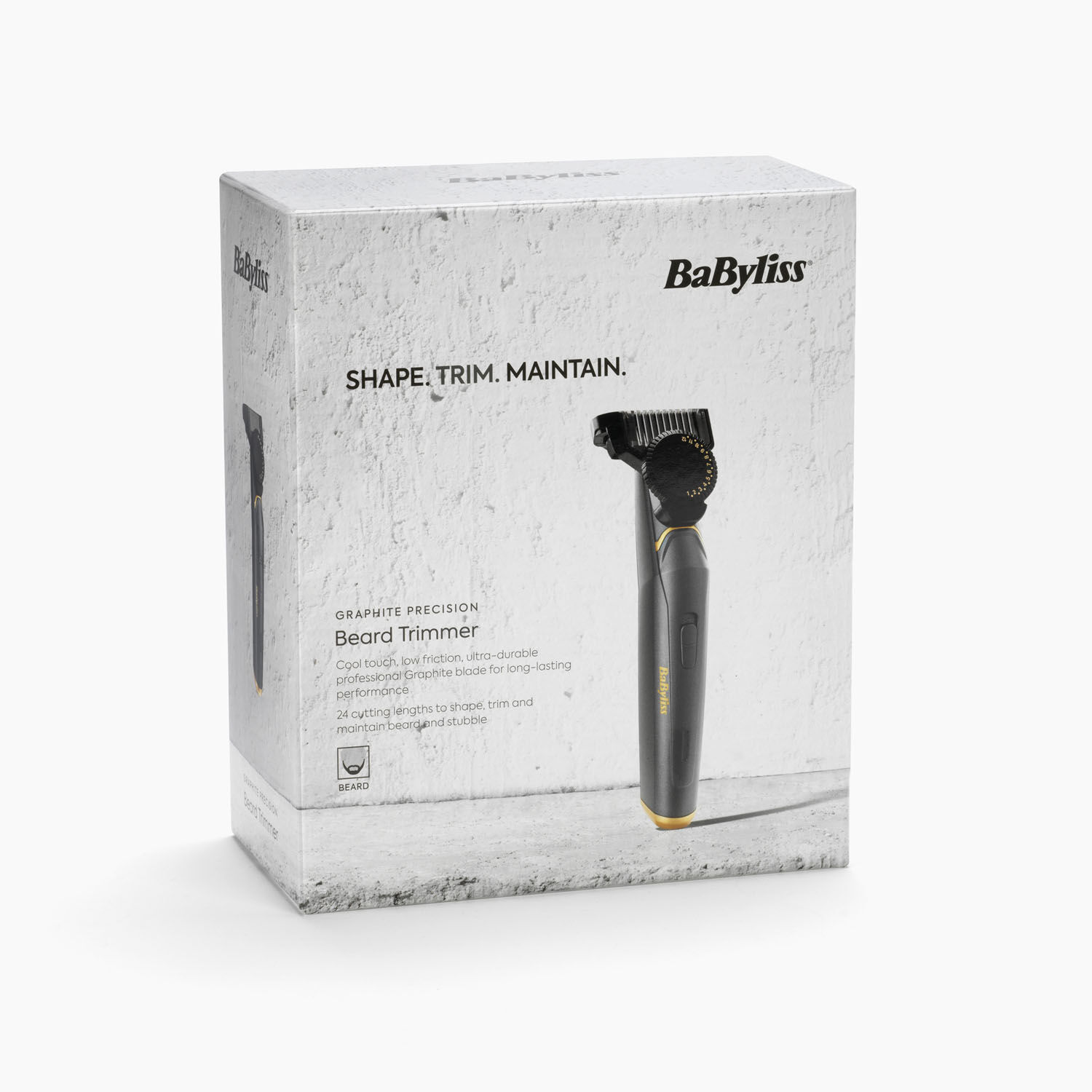 Graphite Precision Beard Trimmer packaging